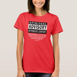 T-shirt Citations chrétiennes Jean 14:6 Conseil spirituel