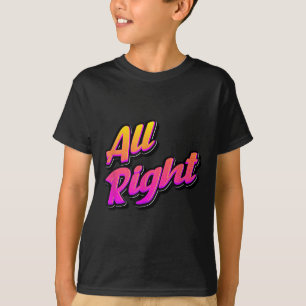 T-shirt Citations Colorées Toutes Droites Extrait Graphi