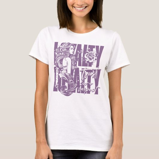 T-shirt Citations d'amour de sirène (Devant)