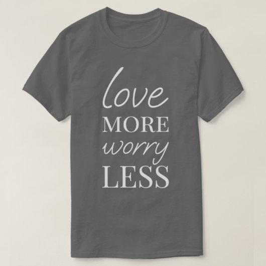 T-shirt Citations d'amour pour la vie (Design devant)