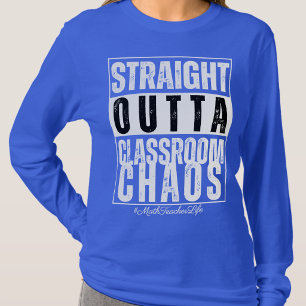 T-shirt Citations d'anniversaire de professeur de maths pr