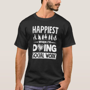 T-shirt Citations d'appréciation des travailleurs sociaux