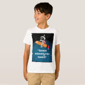 T-shirt citations d'astronaute (Devant entier)