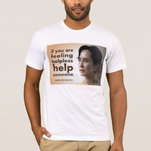 T-shirt Citations d'Aung San Suu Kyi