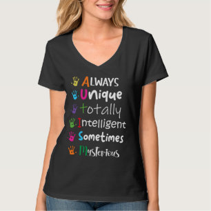 T-shirt Citations d'autisme significatives