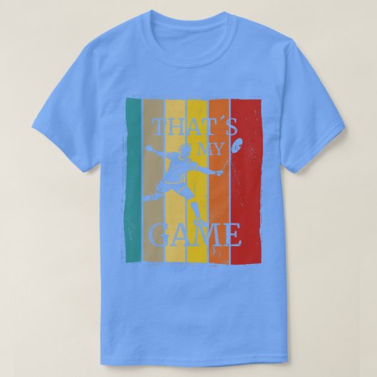 T-shirt Citations de badminton rétro (Design devant)