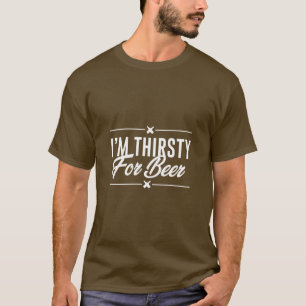 T-shirt Citations de bière amusantes T-