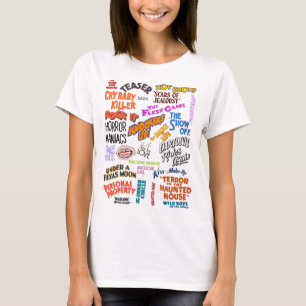 T-shirt Citations de film vintage : phrases Mots de texte