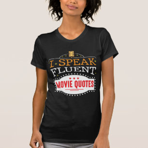 T-shirt Citations De Films Fluent Cinéma Nuits