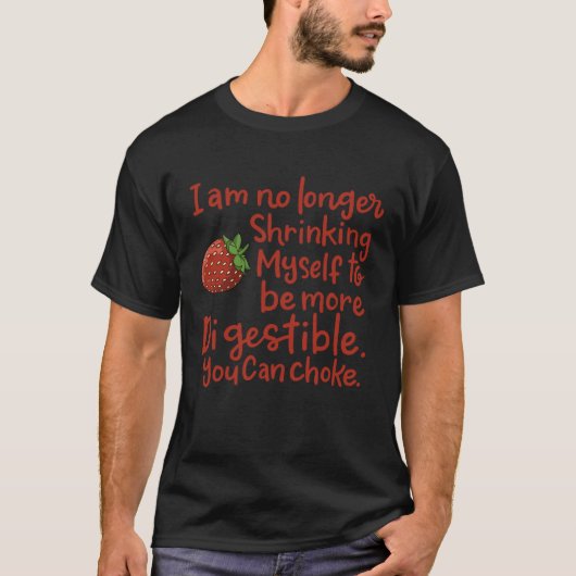 T-shirt Citations de Fraise Fraise Mignon Fraise (Devant)