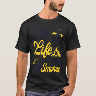 T-shirt Citations de la vie du camping Camper Camp Sayes &