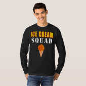 T-shirt Citations de l'équipe de crème glacée (Devant entier)