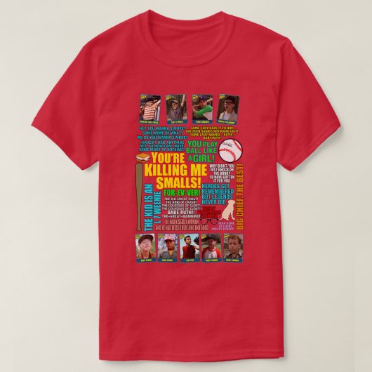 T-shirt Citations de l'équipe Sandlot (Design devant)