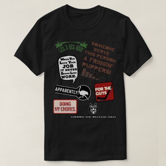 T-shirt Citations de Letterkenny Pastor Glen (Design devant)