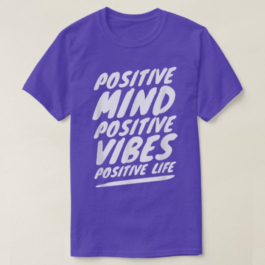 T-shirt Citations de motivation de pleine conscience à vib (Design devant)