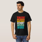 T-shirt Citations de motivation de texte parfait (Devant entier)