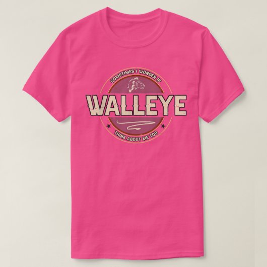 T-shirt Citations de pêcheurs Walleye Fishing (Design devant)