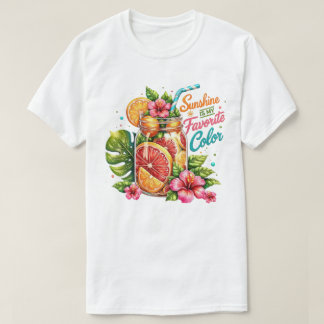 T-shirt Citations de plage côtière estivale
