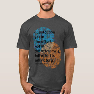 T-shirt Citations de victoire de Mahatma Gandhi vintage