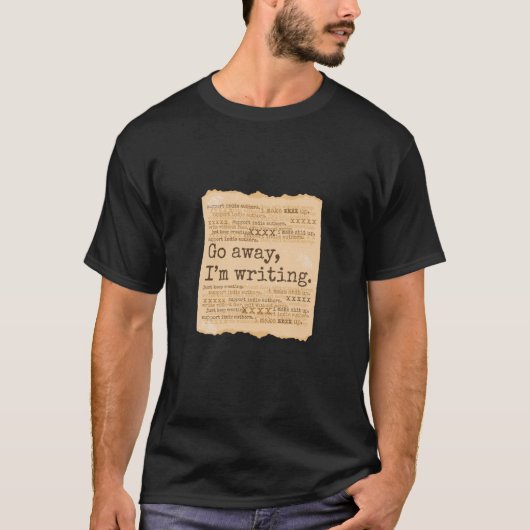 T-shirt Citations d'écriture (Devant)