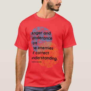 T-shirt Citations d'ennemis de Mahatma Gandhi rétro