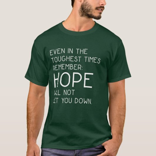 T-shirt Citations d'espoir (Devant)