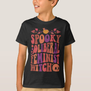 T-shirt Citations d'Halloween féministes sorcières libéral