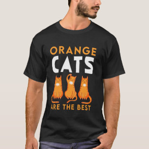 T-shirt Citations drôles de chat tigré orange Amoureux de