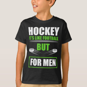 T-shirt Citations drôles de hockey Fête des pères Hockey m