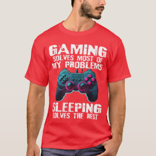 T-shirt Citations drôles de joueurs pour les jeux vidéo po