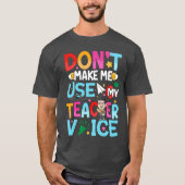 T-shirt Citations drôles de professeurs (Devant)