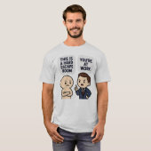T-shirt Citations drôles de salle d'évasion difficile humo (Devant entier)