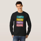 T-shirt Citations drôles pour professeur de mathématiques (Devant entier)