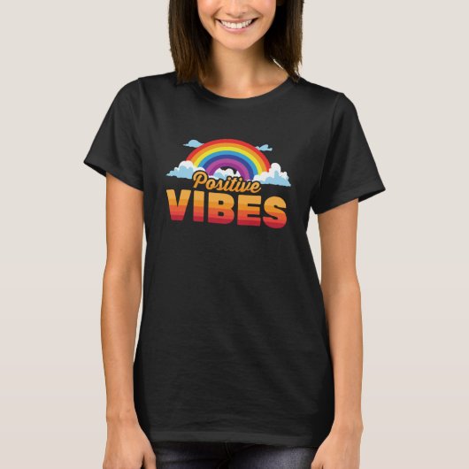 T-shirt Citations Inspirationnelles Vibes Positives Quotid (Devant)