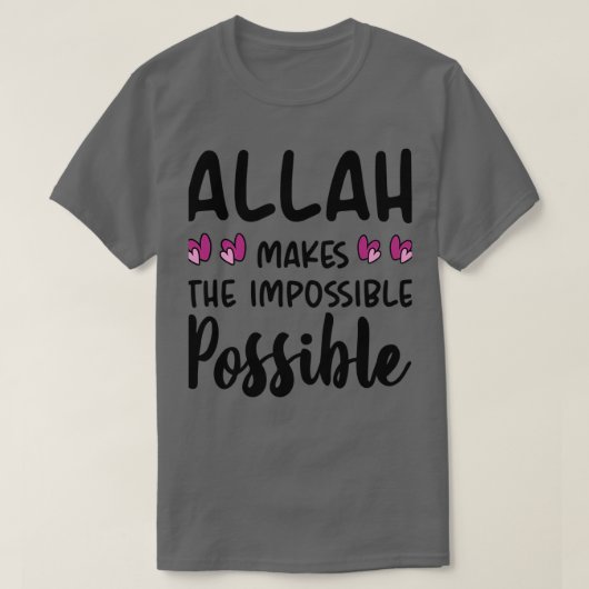 T-shirt Citations islamiques (Design devant)