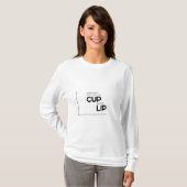 T-shirt Citations MODERNES : twixt la tasse, lèvre (Devant entier)