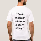 T-shirt citations motivationnelles (Dos)