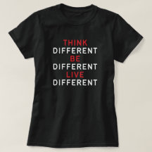 Citations Motivationnelles, Penser Différents T-Sh