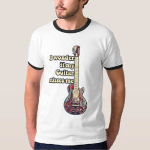 T-shirt citations positives pour guitaristes sur la guitar