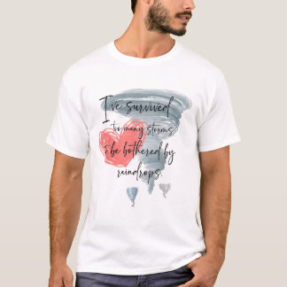 T-shirt Citations Positives Santé Mentale J'ai Survécu Aus