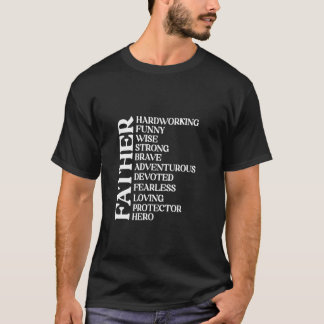T-shirt Citations pour la fête des pères, Travailleur, Drô