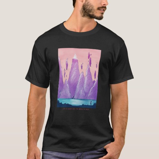 T-shirt Citations sur la vie (Devant)
