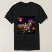 T-shirt Cité des lumières Art déviant en 1990 style d'arc (Design devant)