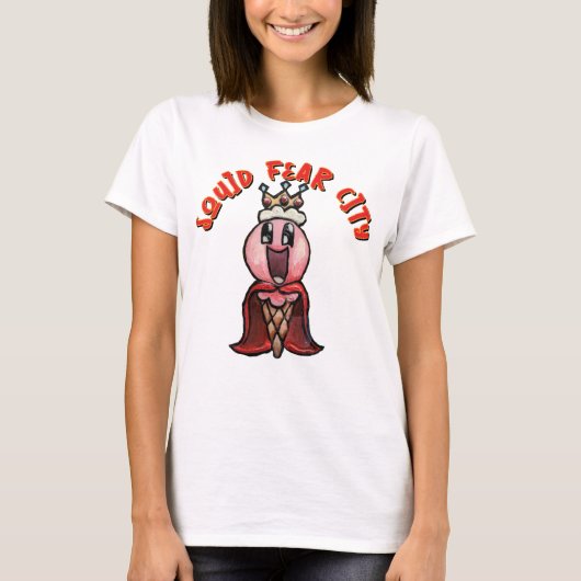 T-shirt Cité graphique de la peur des calmar Tee (Devant)