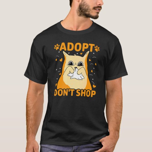 T-shirt Citer Adopter Ne pas Acheter 3 (Devant)