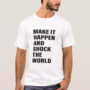 T-shirt Citer Art Succès Conseils de vie Motivation Art Wo