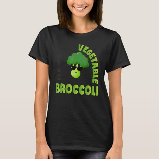 T-shirt Citer Broccoli Est Mon Esprit Vegetable Monde Vege (Devant)