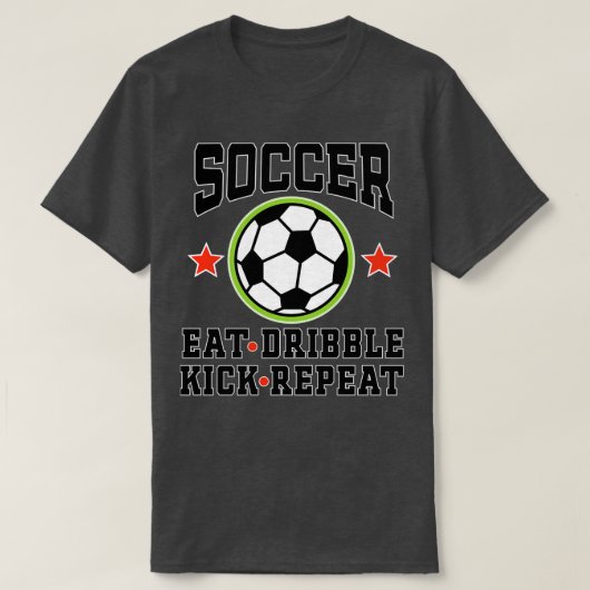 T-shirt Citer Consommer Dribble Kick Repeat (Design devant)