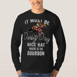 T-shirt Citer La Course De Cheval Il Doit Être Derby Jour