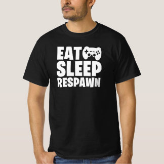 T-shirt Citer le jeu drôle de sommeil de manger
